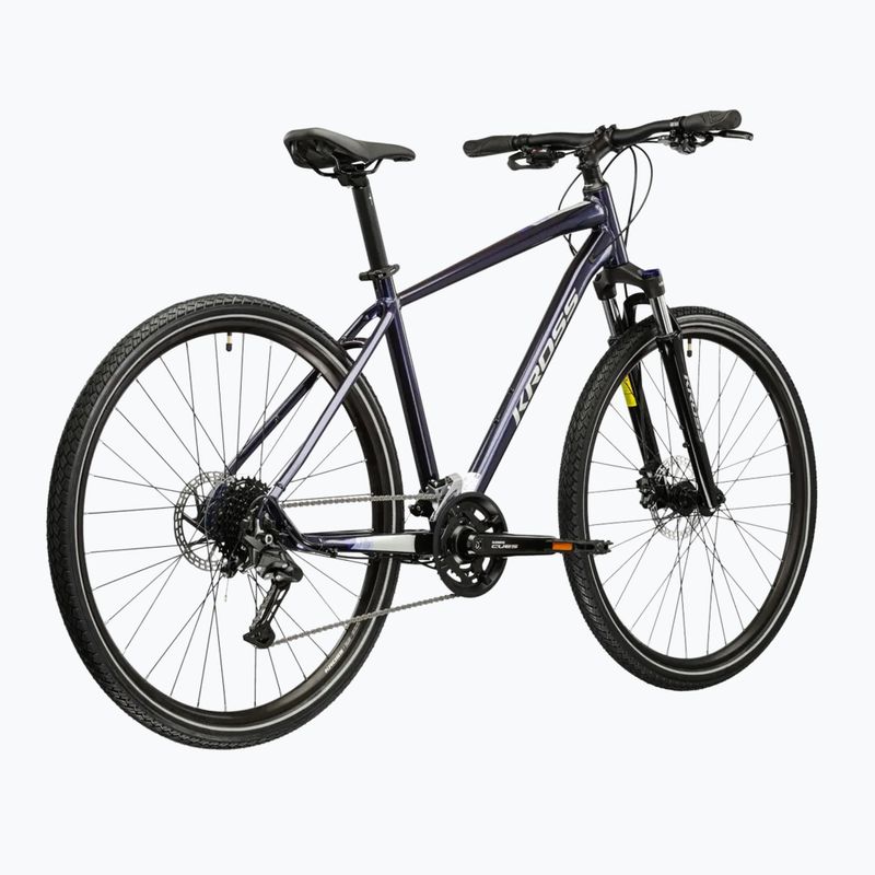 Krosový bicykel KROSS Evado 5.0 navy/silver/gloss 3