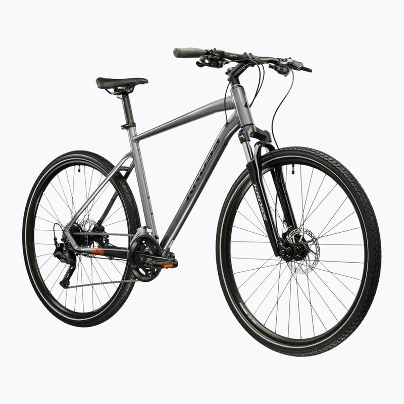 Krosový bicykel KROSS Evado 5.0 grey/black/gloss 2