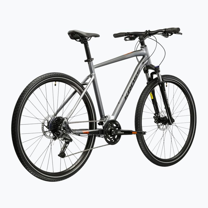 Krosový bicykel KROSS Evado 5.0 grey/black/gloss 3