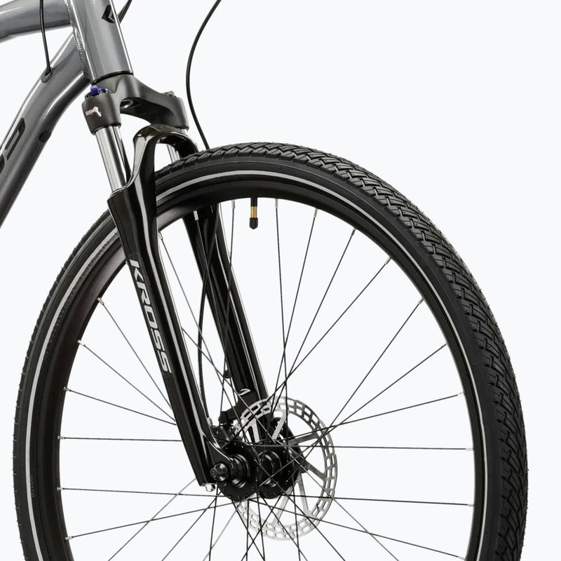 Krosový bicykel KROSS Evado 5.0 grey/black/gloss 5