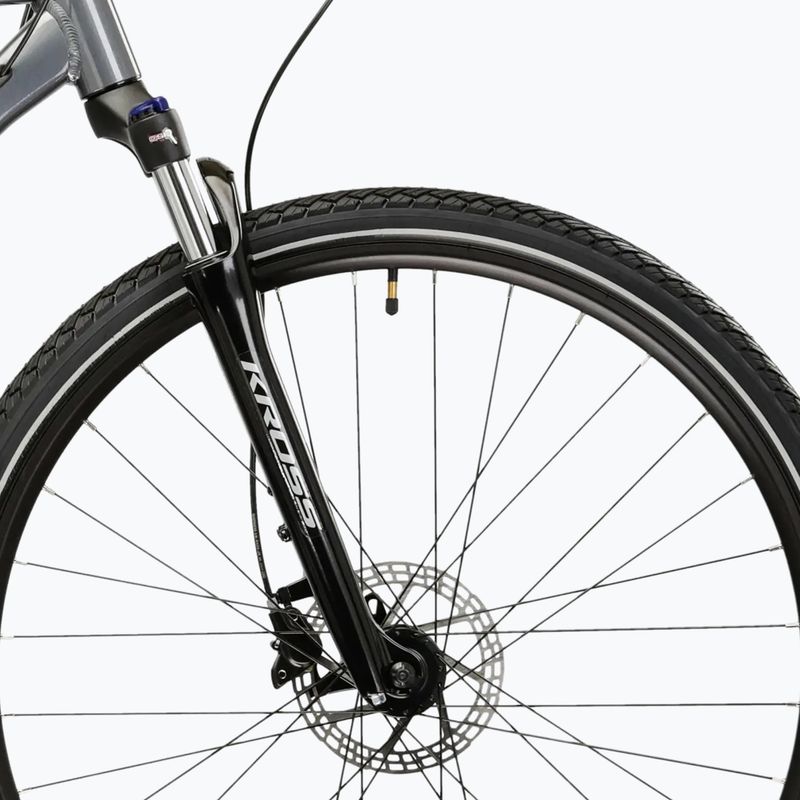 Krosový bicykel KROSS Evado 5.0 grey/black/gloss 6
