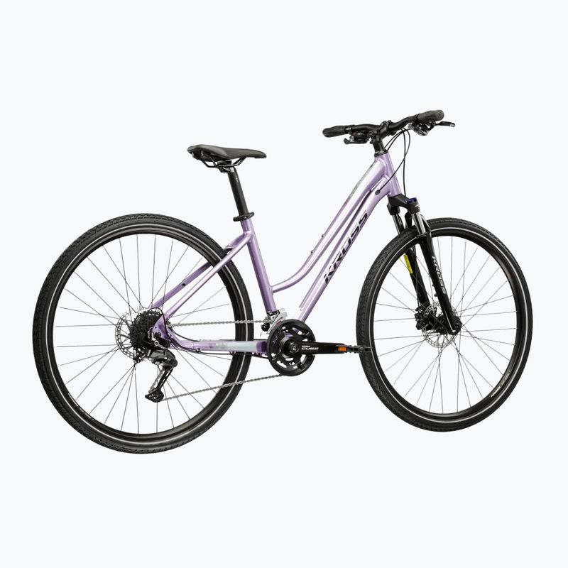Dámsky krosový bicykel  KROSS Evado 5.0 In purple/black/gloss 3