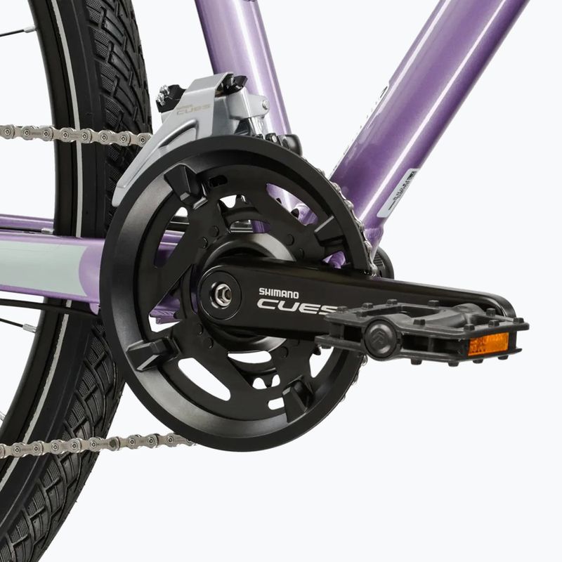 Dámsky krosový bicykel  KROSS Evado 5.0 In purple/black/gloss 8