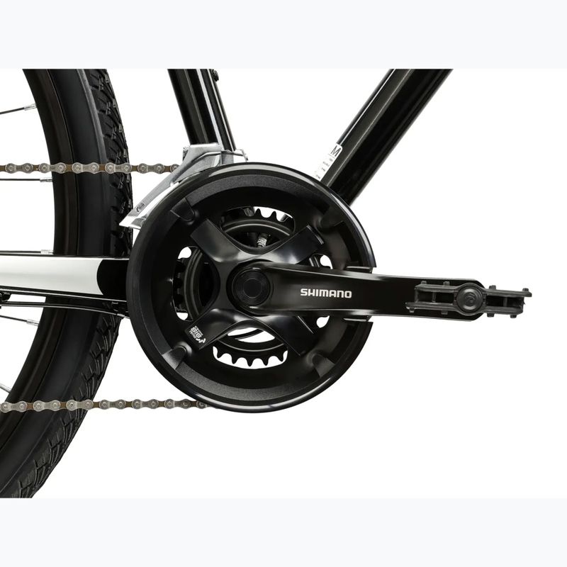 Krosový bicykel KROSS Evado 4.0 black/silver/gloss 10