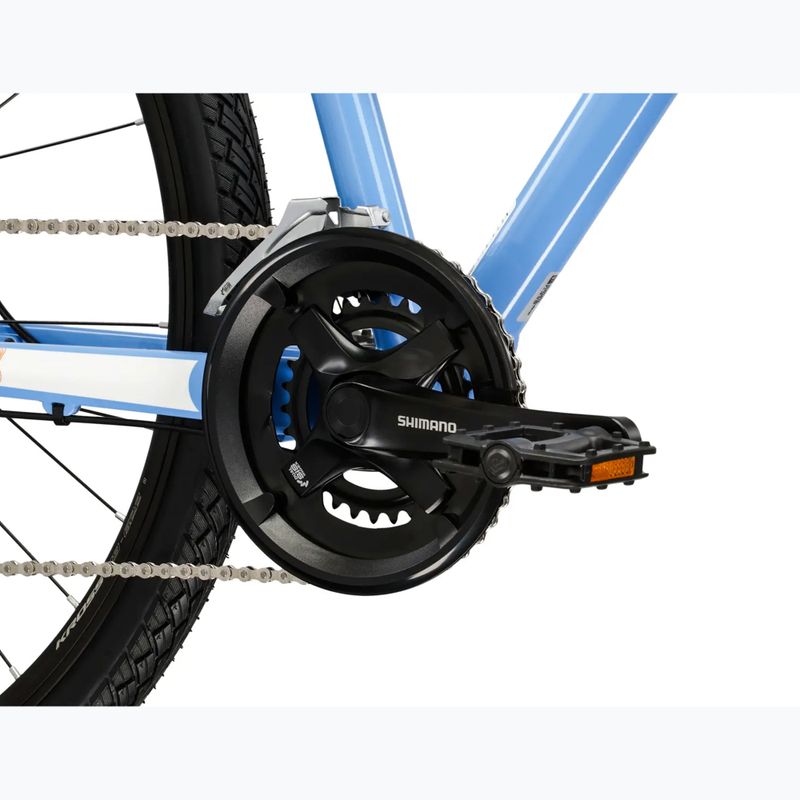 Dámsky krosový bicykel KROSS Evado 3.0 In blue/white/gloss 9