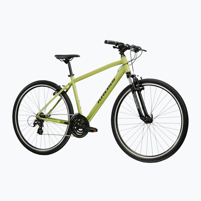Krosový bicykel KROSS Evado 2.0 khaki/black 2