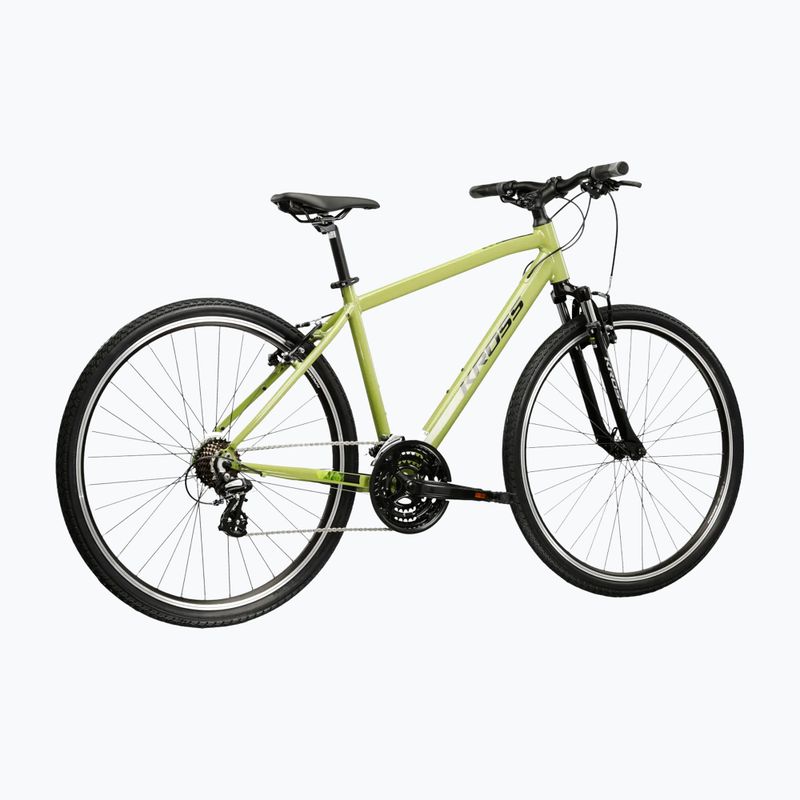 Krosový bicykel KROSS Evado 2.0 khaki/black 3