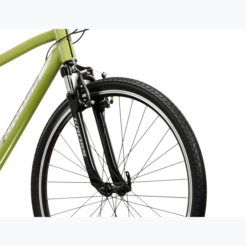 Krosový bicykel KROSS Evado 2.0 khaki/black 5