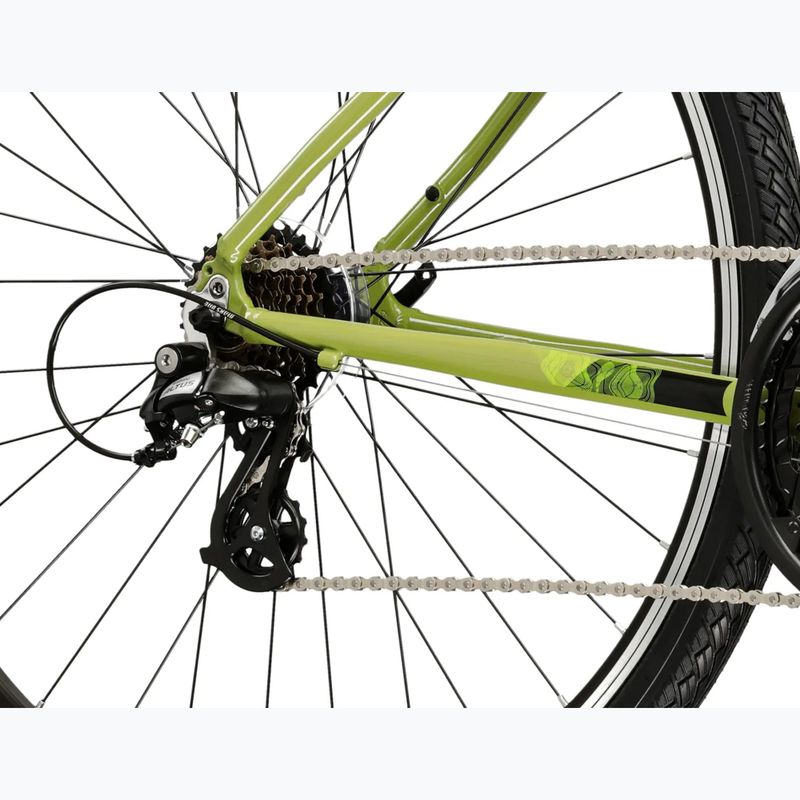Krosový bicykel KROSS Evado 2.0 khaki/black 6