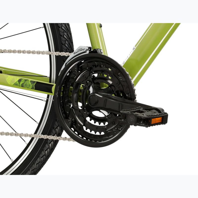 Krosový bicykel KROSS Evado 2.0 khaki/black 7