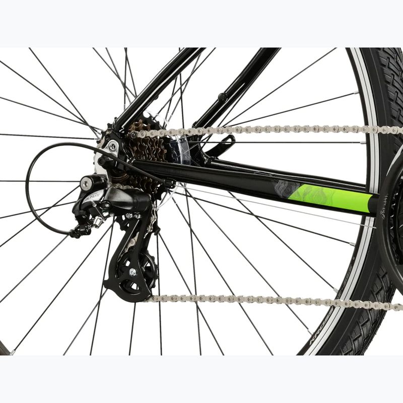 Krosový bicykel KROSS Evado 2.0 black/green 6