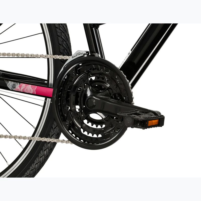 Dámsky crossový bicykel KROSS Evado 2.0 In black/pink 8