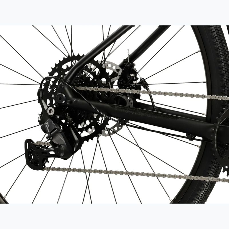 Gravelový bicykel KROSS Esker 1.0 black/graphite/matte 9