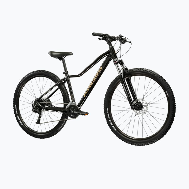 Dámsky horský bicykel KROSS Lea 5.0 27,5" black/gold/gloss 2