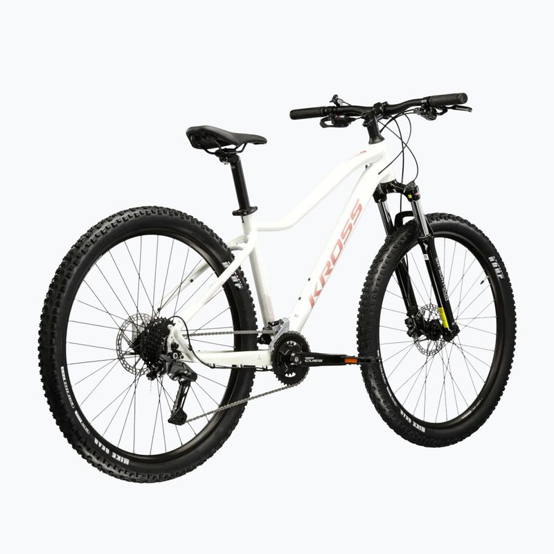 Dámsky horský bicykel KROSS Lea 5.0 27,5" white/pink/gloss 3