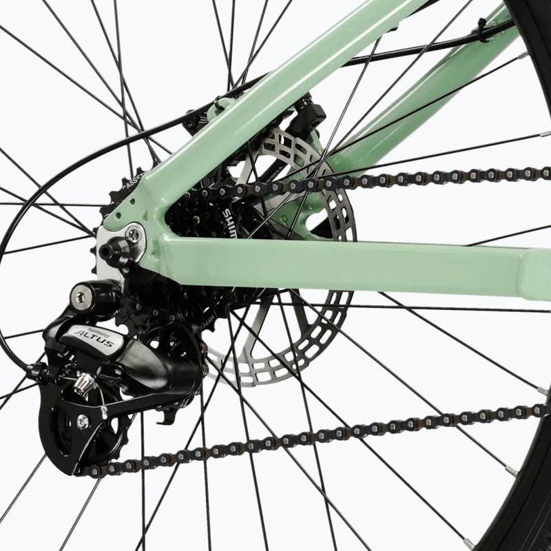 Dirtový bicykel KROSS Spade 1.0 green/silver/gloss 8
