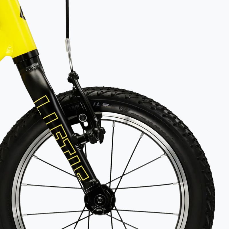 Detský bicykel KROSS Liftie 14 yellow/black/matte 6