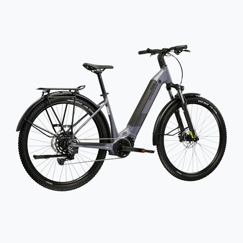 Elektrický bicykel KROSS Influx Suv Hybrid 1.0 820Wh LS gray/black/gloss 3