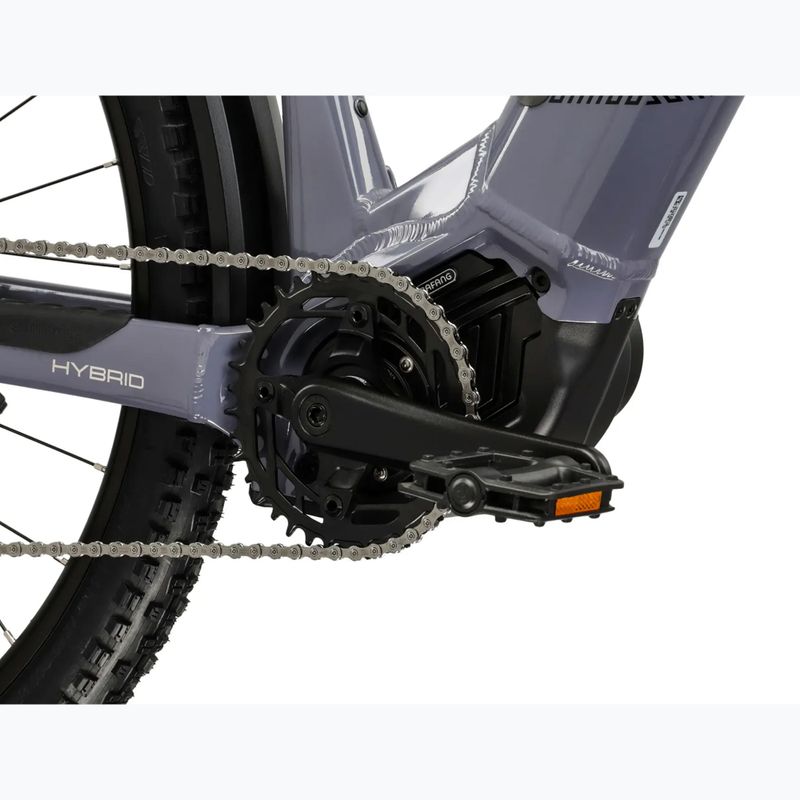 Elektrický bicykel KROSS Influx Suv Hybrid 1.0 820Wh LS gray/black/gloss 9