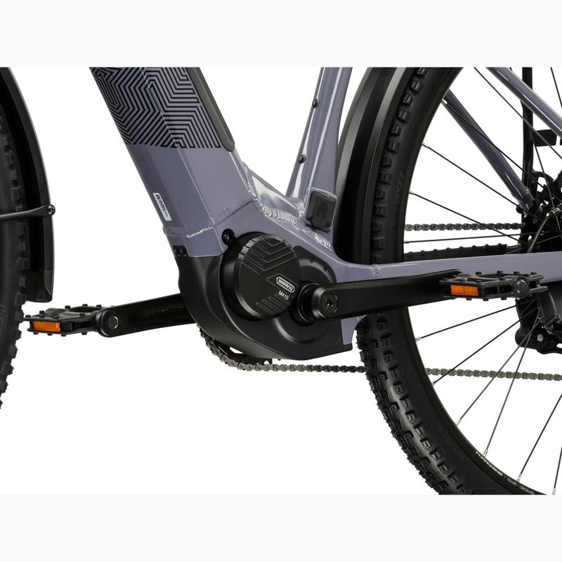 Elektrický bicykel KROSS Influx Suv Hybrid 1.0 820Wh LS gray/black/gloss 10