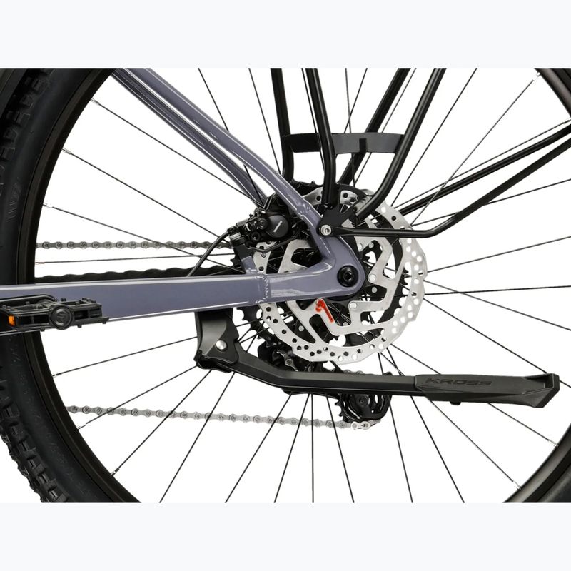 Elektrický bicykel KROSS Influx Suv Hybrid 1.0 820Wh LS gray/black/gloss 11
