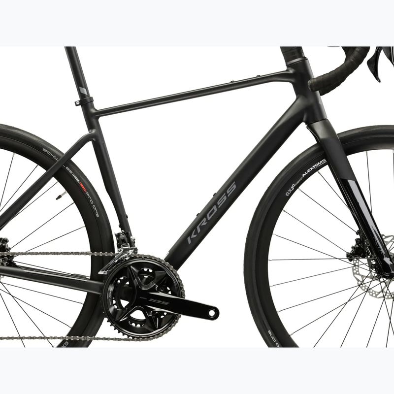 Cestný bicykel KROSS Alta 4.0 black/graphite/matte 12