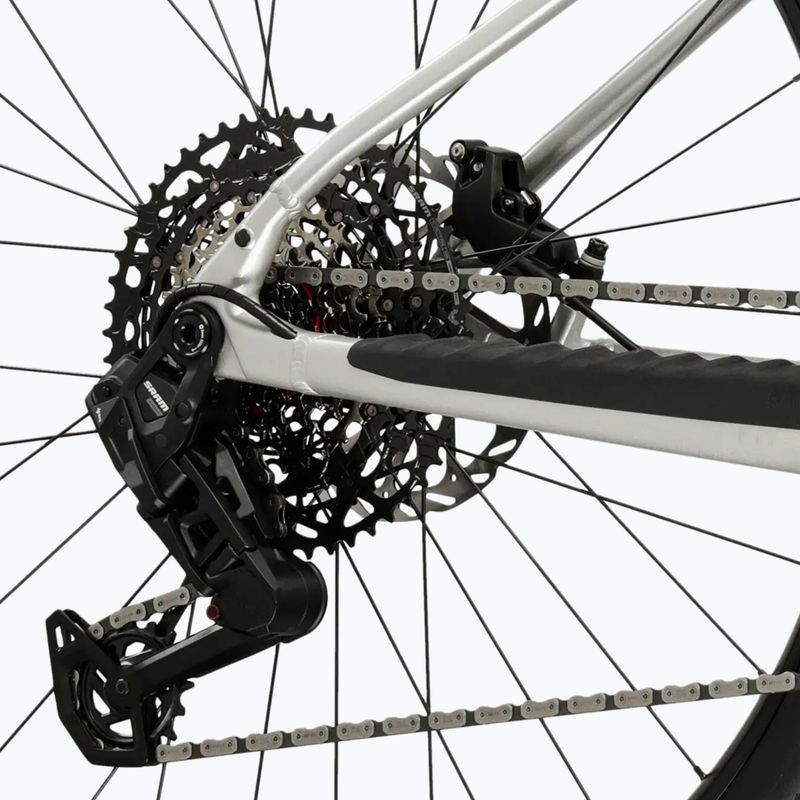 Dámsky elektrický bicykel KROSS Influx Hyb 5.0 W 29 cells 800 Wh silver/blue/gloss 8