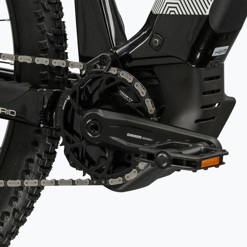 Elektrický bicykel KROSS Influx Hyb 5.0 29 electric 800 Wh black/white/gloss 8