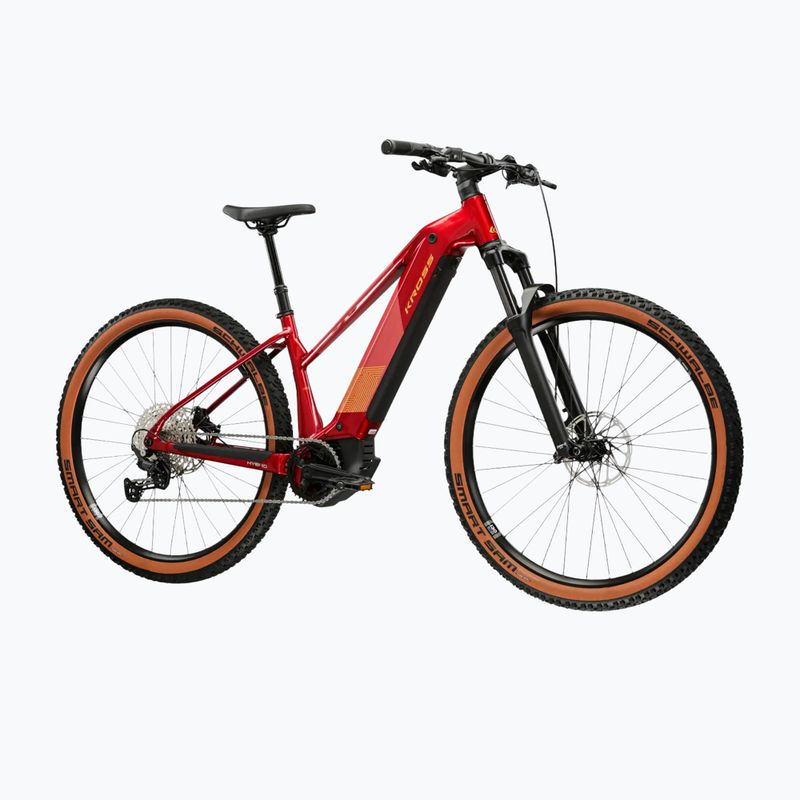 Dámsky elektrický bicykel KROSS Influx Hyb 4.0 W 29 el. 800 Wh ruby/burgundy/gloss 2
