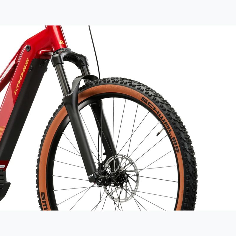 Dámsky elektrický bicykel KROSS Influx Hyb 4.0 W 29 el. 800 Wh ruby/burgundy/gloss 6