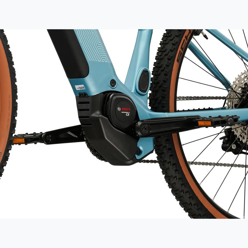 Dámsky elektrický bicykel KROSS Influx Hyb 4.0 W 29 cells 800 Wh blue/light blue/matte 10