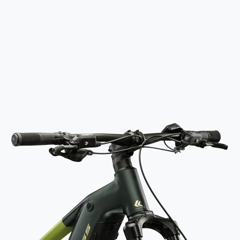 Elektrický bicykel KROSS Influx Hyb 4.0 29 el. 800 Mh green/khaki/matte 4