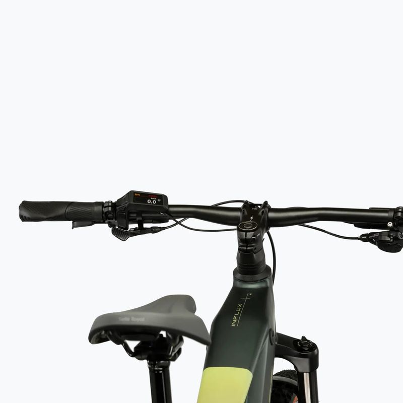 Elektrický bicykel KROSS Influx Hyb 4.0 29 el. 800 Mh green/khaki/matte 5