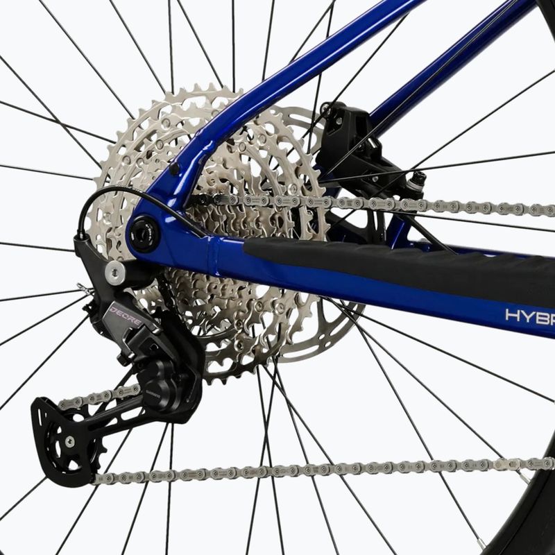 Elektrický bicykel KROSS Influx Hyb 4.0 29 el. 800 Mh blue/light blue/gloss 8