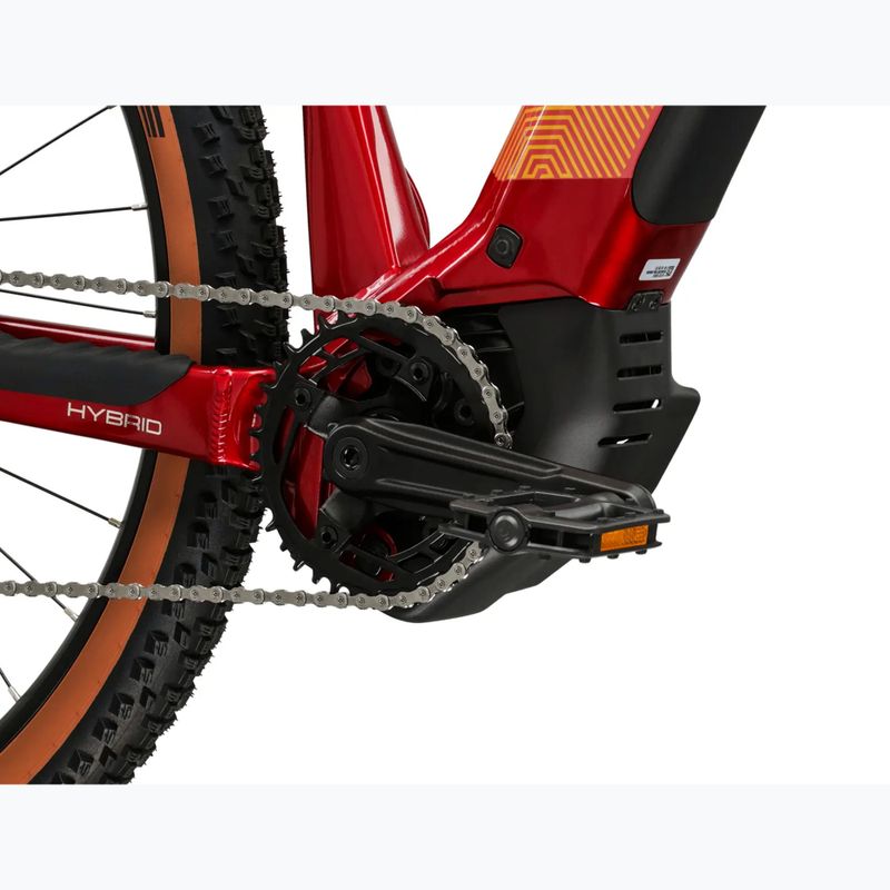Dámsky elektrický bicykel KROSS Influx Hyb 4.0 W 27.5 el. 800 Wh ruby/burgundy/gloss 9