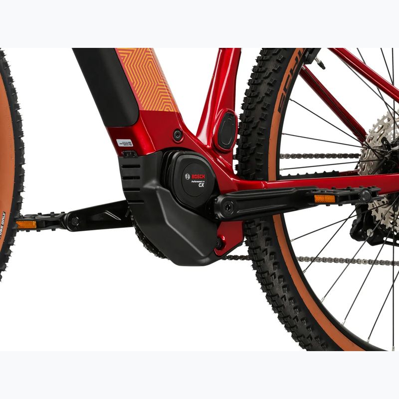 Dámsky elektrický bicykel KROSS Influx Hyb 4.0 W 27.5 el. 800 Wh ruby/burgundy/gloss 10