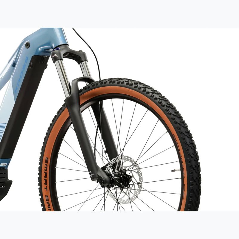 Dámsky elektrický bicykel KROSS Influx Hyb 3.0 29 el. 800 Wh blue/light blue/gloss 6