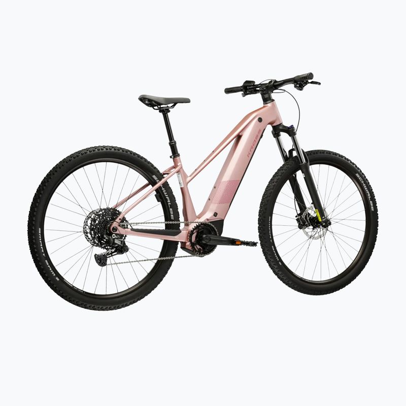 Dámsky elektrický bicykel KROSS Influx Hyb 3.0 29 el. 800 Wh pink/burgundy/matte 3