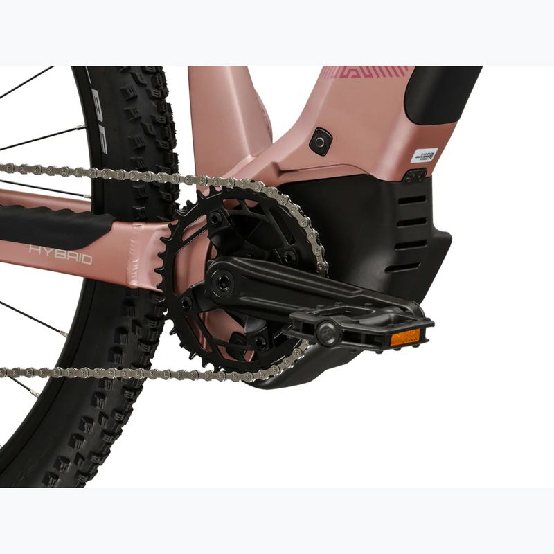 Dámsky elektrický bicykel KROSS Influx Hyb 3.0 29 el. 800 Wh pink/burgundy/matte 9
