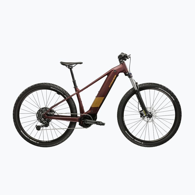 Elektrický bicykel KROSS Influx Hyb 3.0 29 el. 800 Wh ruby/gold/matte