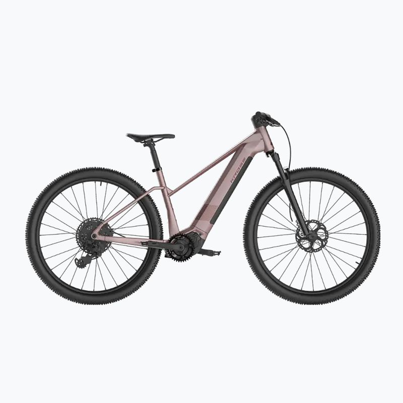 Dámsky elektrický bicykel KROSS Influx Hyb 3.0 27,5 el. 800 Wh pink/burgundy/matte