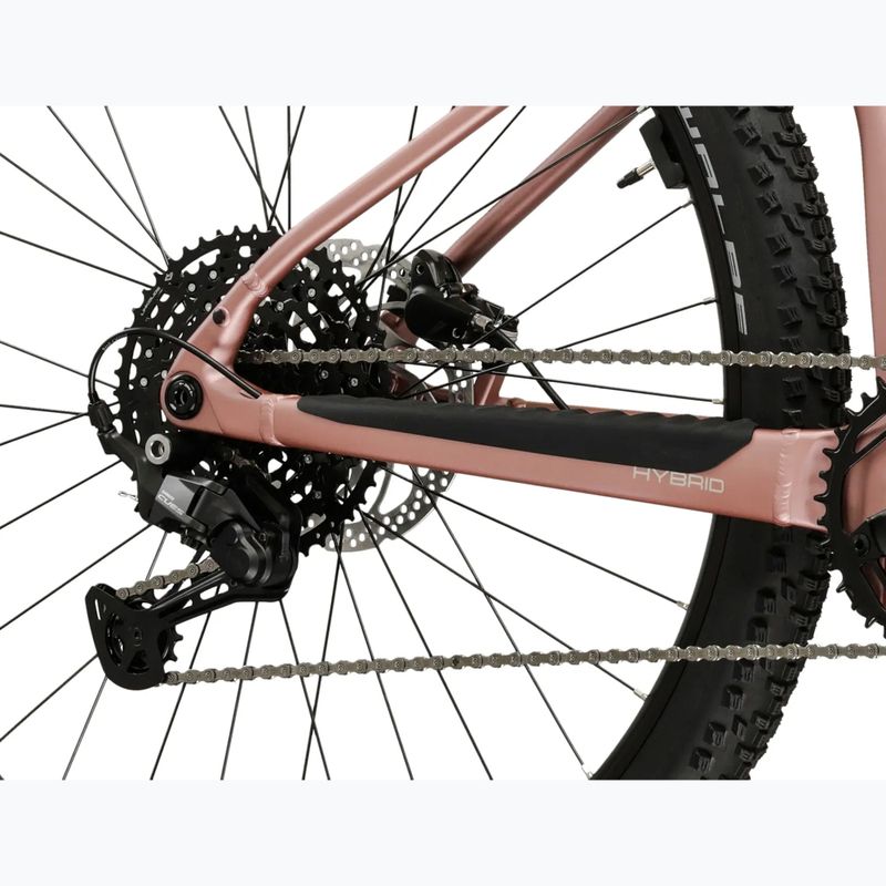 Dámsky elektrický bicykel KROSS Influx Hyb 3.0 27,5 el. 800 Wh pink/burgundy/matte 8