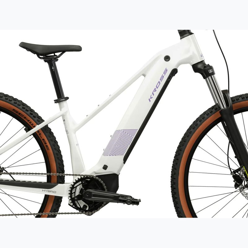Dámsky elektrický bicykel KROSS Influx Hyb 2.0 29 el. 600 Wh pearl/purple/gloss 11