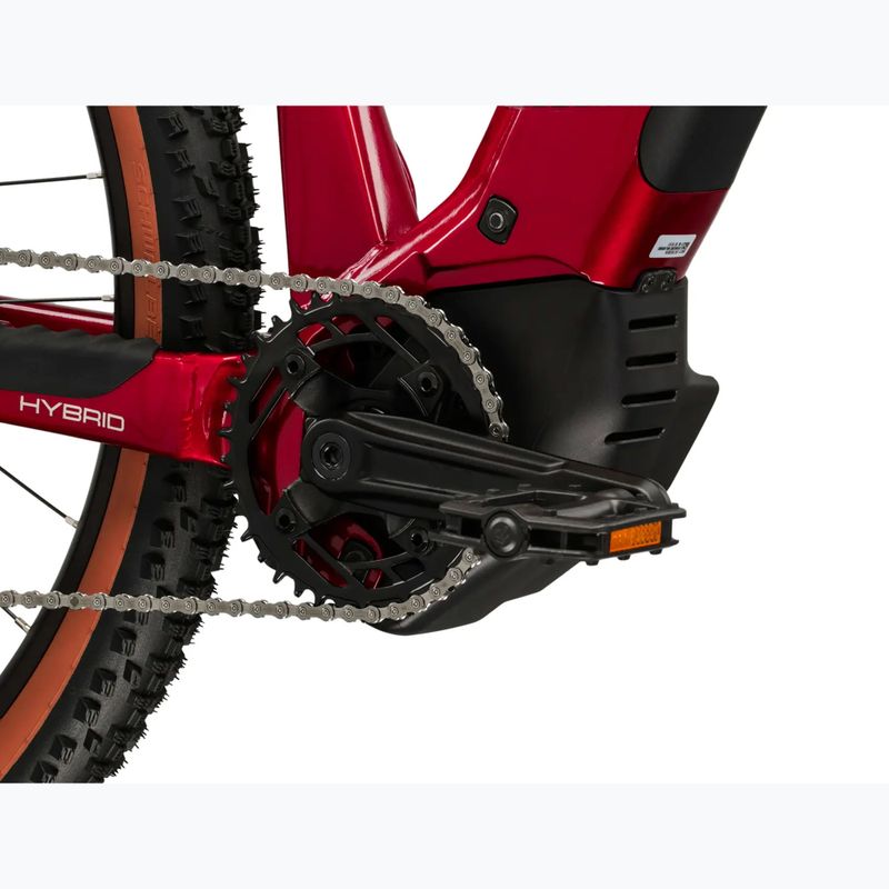 Elektrický bicykel KROSS Influx Hyb 2.0 29 el. 600 Wh ruby/black/gloss 9
