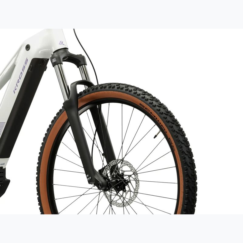 Dámsky elektrický bicykel KROSS Influx Hyb 2.0 27,5 el. 600 Wh pearl/purple/gloss 6