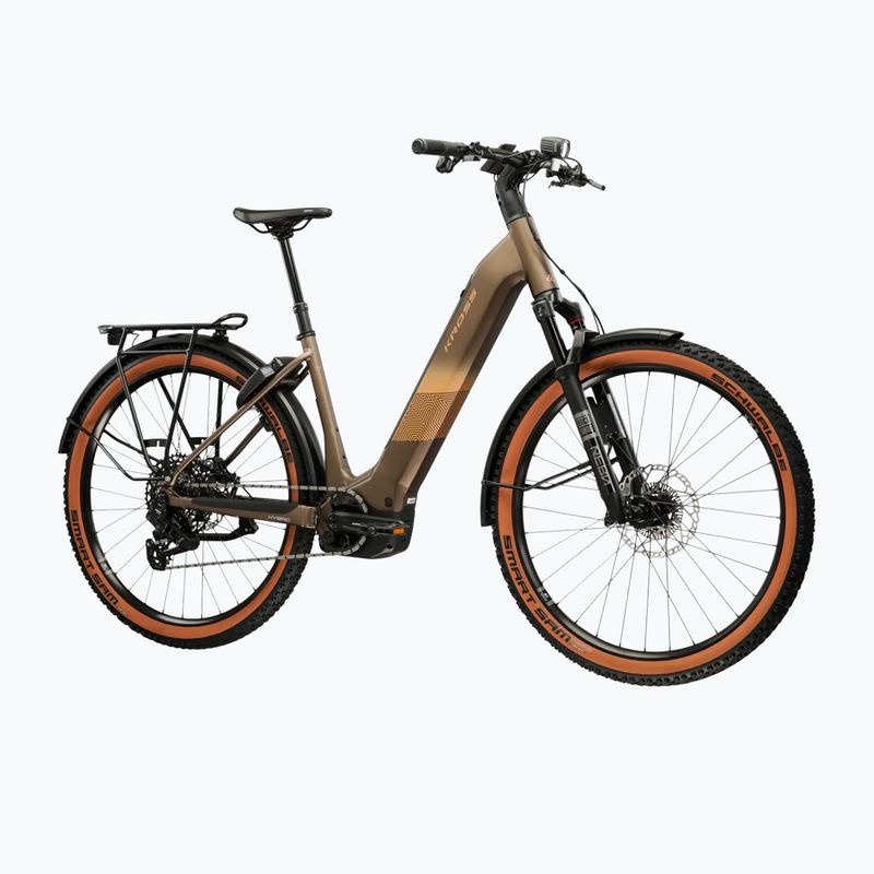 Elektrický bicykel KROSS Influx Suv Hybrid 6.0 29 el. 800 Wh gray/gold/matte 2