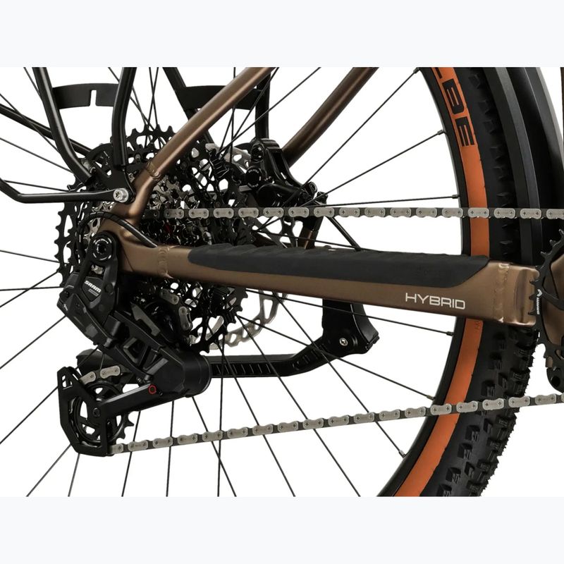 Elektrický bicykel KROSS Influx Suv Hybrid 6.0 29 el. 800 Wh gray/gold/matte 8