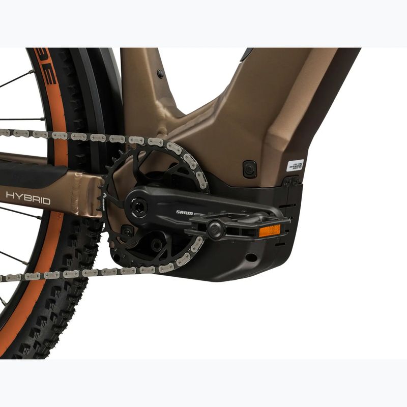 Elektrický bicykel KROSS Influx Suv Hybrid 6.0 29 el. 800 Wh gray/gold/matte 9