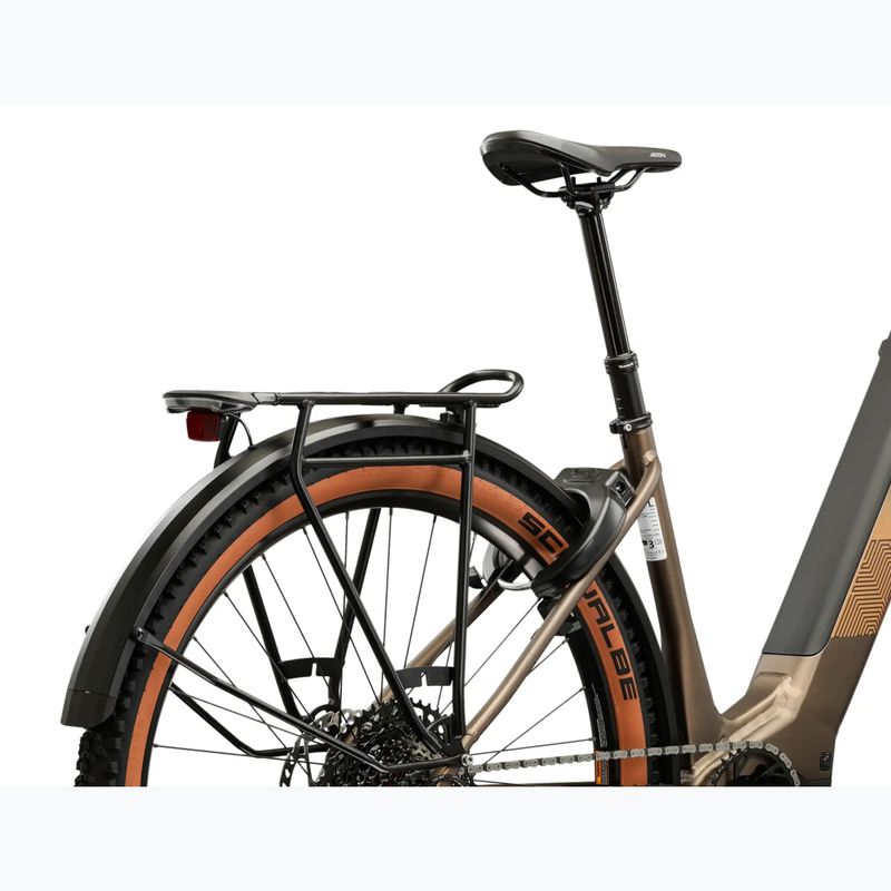 Elektrický bicykel KROSS Influx Suv Hybrid 6.0 29 el. 800 Wh gray/gold/matte 14