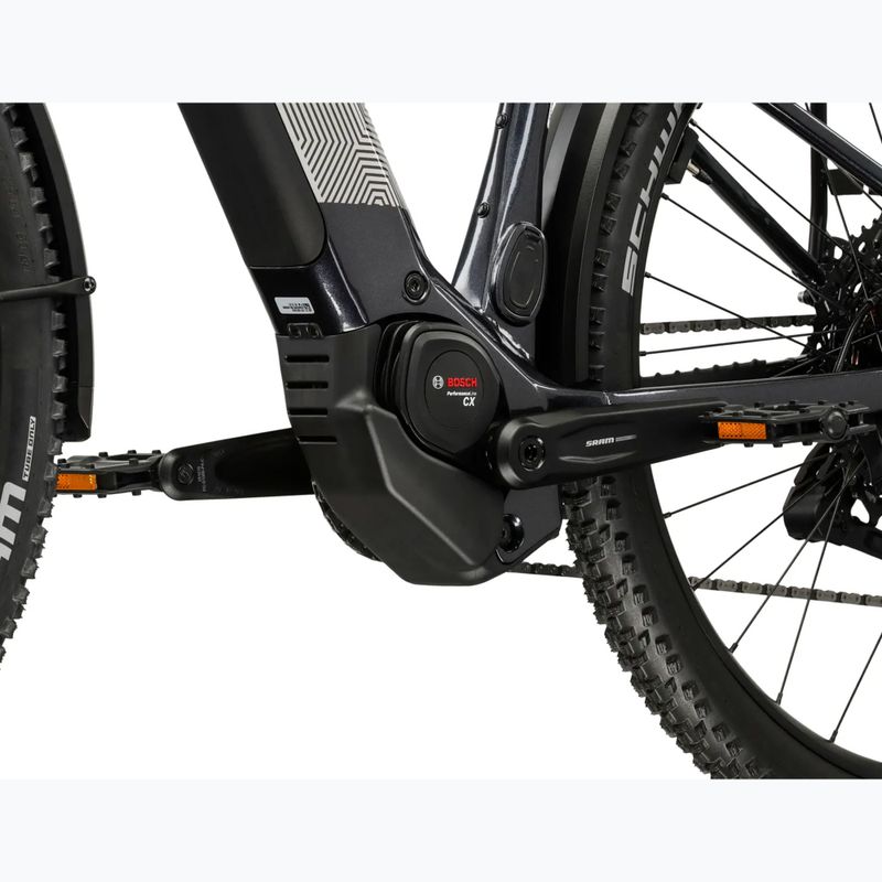 Elektrický bicykel KROSS Influx Suv Hybrid 6.0 29 el. 800 Wh graphite/silver/gloss 10
